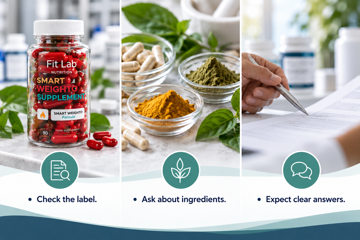 Hold us to a higher standard: Check the label. Ask about ingredients. Expect clear answers.